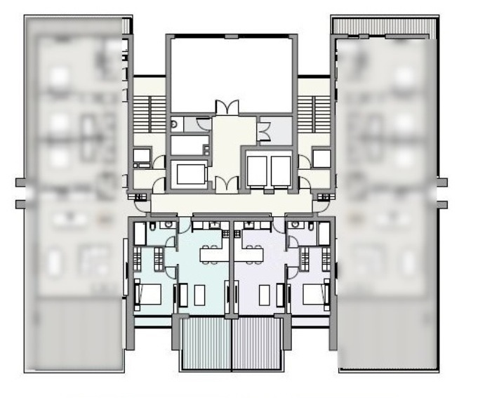 Typical Floor Plan for 1 bedroom